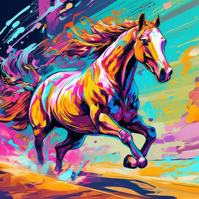 Бегущая лошадь - Running horse - YouTube