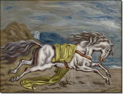 Фото Бегущая лошадь с длинным хвостом, художница roiuky