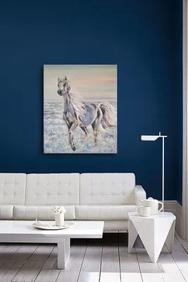 Купить картину Бегущая лошадь , Кирико, Джорджо де в Украине | Фото и  репродукция картины на холсте в интернет магазине Макросвит
