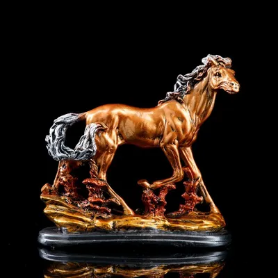 Купить Сувенир \"Конь бегущий\" 23 см, цвет бронзовый в Новосибирске, цена,  недорого - интернет магазин Подарок Плюс