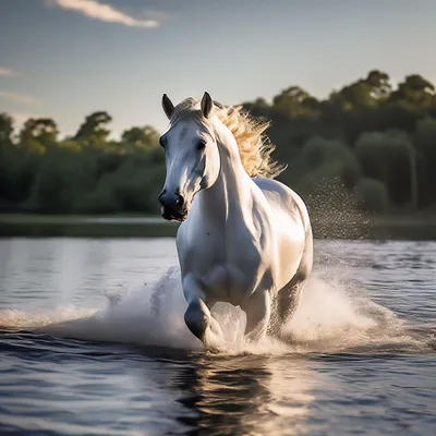 Картина маслом\"Белая лошадь\" купить в интернет-магазине Ярмарка Мастеров по  цене 30000 ₽ – ECJNTRU | Картины, Туапсе - доставка по России | Белая лошадь,  Изображение животного, Лошадь скульптура