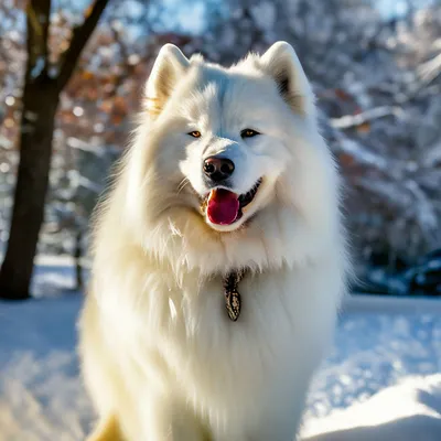 Большие белые пушистые собаки порода - 71 фото