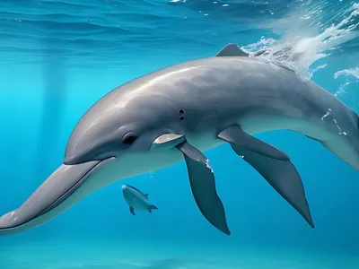 Беломордый дельфин рисунок - 46 фото