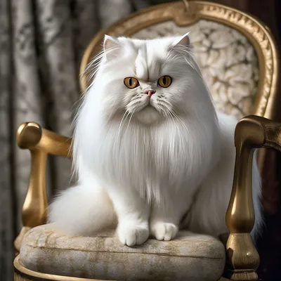 Белый персидский кот стоковое фото. изображение насчитывающей ориентации -  32729164
