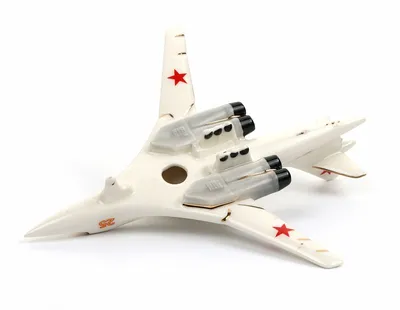 Елочная игрушка \"Самолет Белый лебедь\" - купить в СПб от производителя
