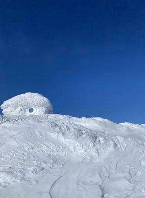 Белый слон обсерватории на горном фургоне зимой. карпаты Стоковое  Изображение - изображение насчитывающей природа, горы: 241645295