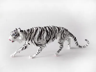 Белый тигр. Пазлы классические в коробке. Пазл 1000 дет – Игрушки «Мечты  Барсика»