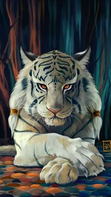 animal art :: белый тигр :: tmolnar0831 :: животные :: арт :: тигр /  смешные картинки и другие приколы: комиксы, гиф анимация, видео, лучший  интеллектуальный юмор.