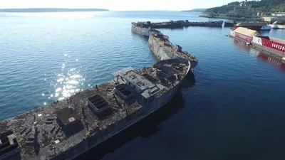Бетонный корабль Бриз Выборг Concrete ship Breeze Vyborg - YouTube