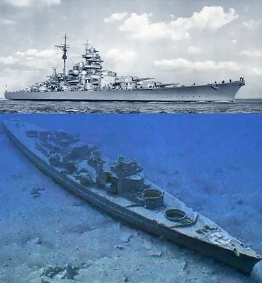 Линейный корабль \"Бисмарк\" погиб 27 мая 1941 года в неравном бою с  английской эскадрой в составе которой в находились.. | ВКонтакте