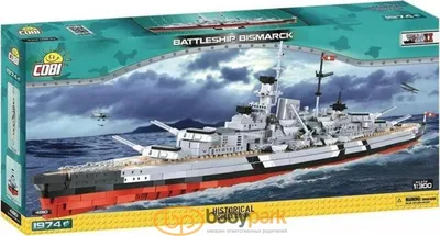 Сборная модель Корабль-линкор \"Бисмарк\" купить в интернет-магазине  MegaToys24.ru недорого.