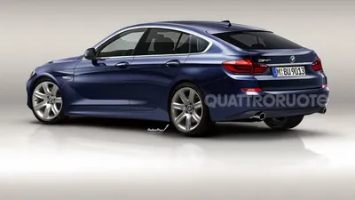 Blue BMW 3 GT · Free Stock Photo