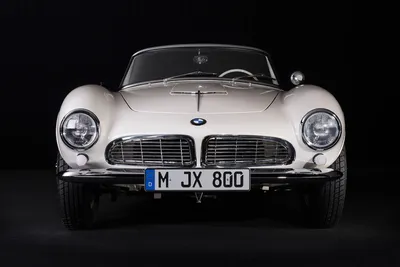 Rare BMW 507 Roadster displayed on the shores of Lake Como