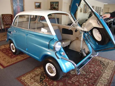 1959 BMW Isetta 600 technical and mechanical specifications