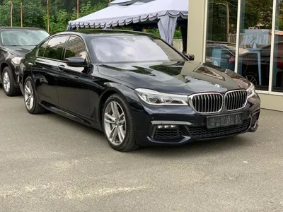 Прокат VIP автомобиля BMW 750 long G12 черного цвета