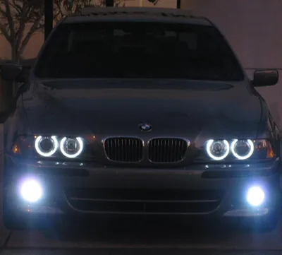 Ангельские глазки — гордость BMW — BMW 5 series (E39), 3 л, 2002 года |  своими руками | DRIVE2