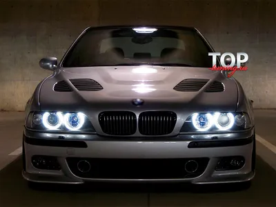 Желтые ангельские глазки для BMW 3 серии в кузове F30, F31. LED модули.