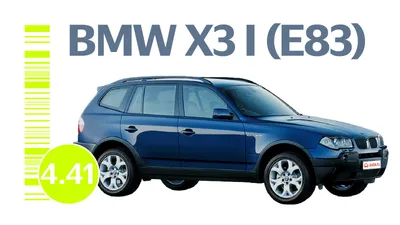 Шины и диски для BMW X3 (E83), размер колёс на БМВ Х3 (Е83)