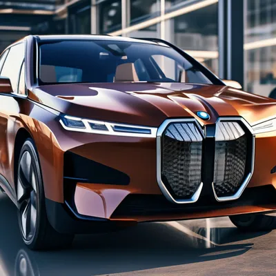 BMW iX Электромобиль, красиво, 4k, …» — создано в Шедевруме