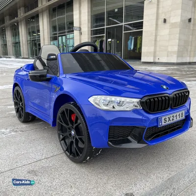 Электромобиль BMW M5 Competition SX2118 синий купить в Москве