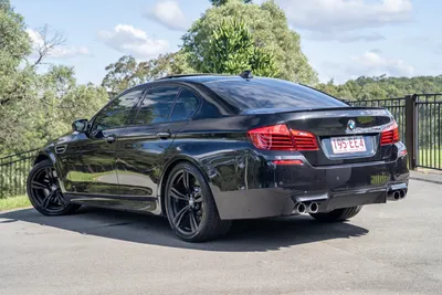 BMW F10 M5 with 20\" VS-5RS in Satin Black on BMW F10 - Apex Album