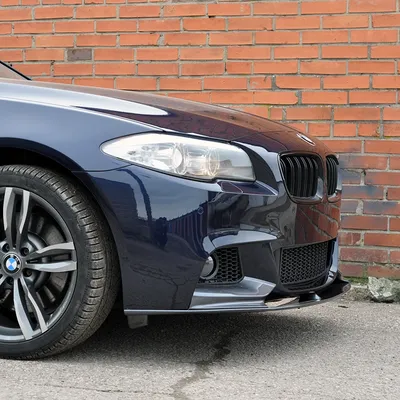 BMW F10 M5 3D Designs Styled Carbon Fiber Front Lip Spoiler