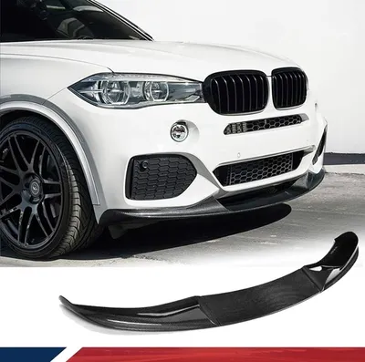 RW Carbon 2014-2018 BMW X5 M-Sport (F15) 3D Style Carbon Fiber Front Lip -  German Muscle