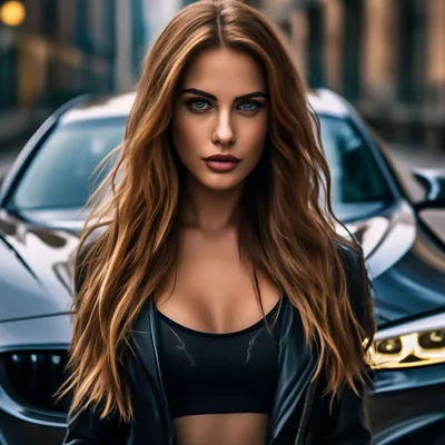 Девушки на крыше BMW / PhotoXPress