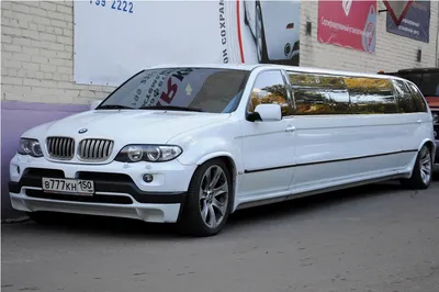 Лимузин BMW X5 Белый 12 мест - EURO-LIMO.RU