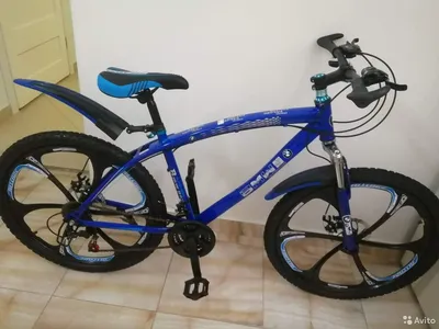Велосипед BMW синий