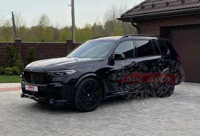 Аренда автомобиля BMW X7 G07 (черный джип БМВ X7 2021г) с водителем на  свадьбу в Москве