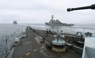 Боевые корабли Тихоокеанского флота приступили к развёртыванию в море в  рамках СКШУ «Восток-2022» : Министерство обороны Российской Федерации