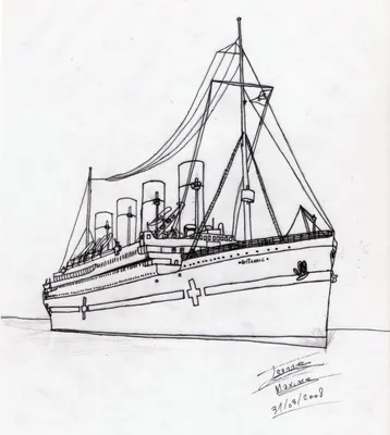 Судно «Олимпик» (Olympic) - собрат «Титаника» | MOREMAN.SU