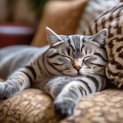 Полосатый серый британский кот окрас…» — создано в Шедевруме
