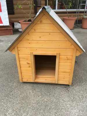 Будка для большой собаки деревянная 2м² цена