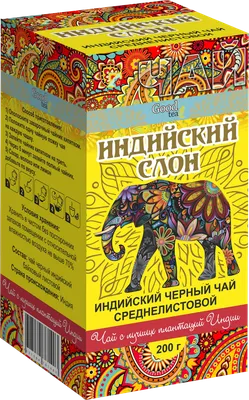Чай Tarlton Золотой слон черный в пакетиках 100 шт х 2 г | магазин Филижанка