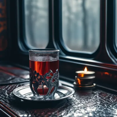 Чай в поезде стоковое изображение. изображение насчитывающей роскошь -  26543689