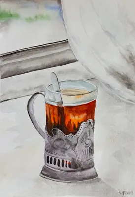 чайный стакан с держателем железной чашки на столе чай в поезде. Стоковое  Фото - изображение насчитывающей чай, настойка: 223118312