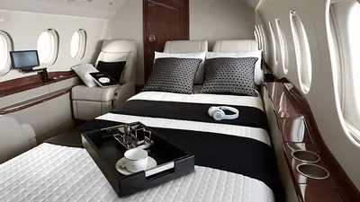 Кухня, спальня, ванная: отельные удобства частных самолетов | Jets.ru