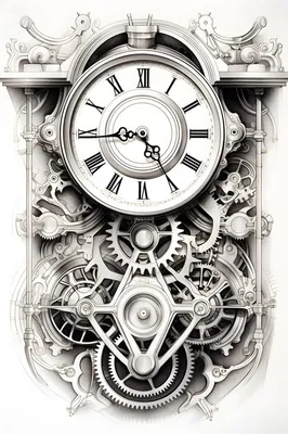 черно белые настенные часы · Бесплатные стоковые фото