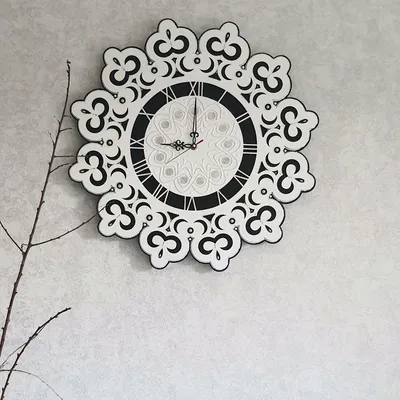 Часы настенные Troykatime черно-белые Модель 09 по цене 0 ₽/шт. купить в  Москве в интернет-магазине Леруа Мерлен