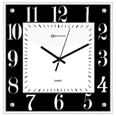 Настенные часы Мерлин Монро черно-белые триптих-96х60см