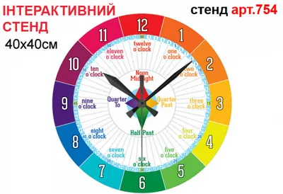 Часы-календарь на английском арт 59872: купить развивающие игрушки на сайте  Kesha.com.ua