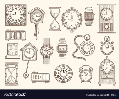 Мастерские часы Атомные часы Будильник Циферблат, Простые часы с ручной  росписью, Акварельная живопись, нарисованная, ручная png | Klipartz