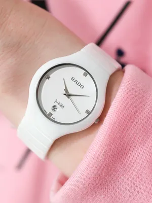 Часы наручные женские керамические Радо - купить с доставкой по выгодным  ценам в интернет-магазине OZON (727536094)