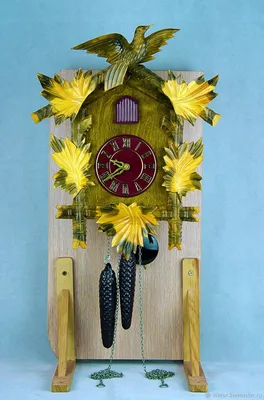 Сималенд Часы настенные с кукушкой \"Замок фей\", 2 шт 3 АА, 2 шт R14