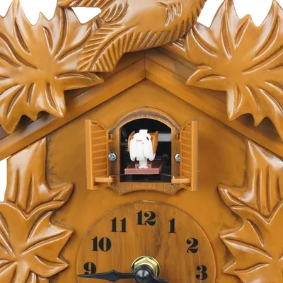 Часы настенные с кукушкой \"Зайчики\" плавный xод 62x32 см по цене 3819 ₽/шт.  купить в Кирове в интернет-магазине Леруа Мерлен