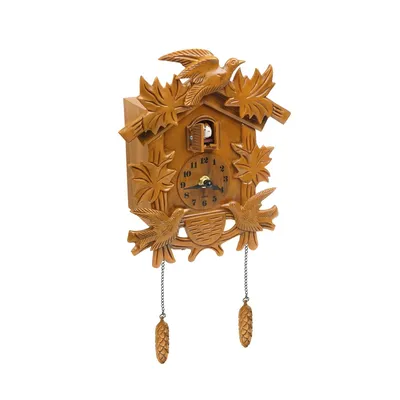 Часы с кукушкой COLUMBUS СQ-039 \"Куклы\", механизм с музыкой и кукованием,  резьба ручной работы - купить по низкой цене в интернет-магазине OZON  (178095695)