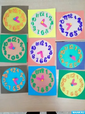 Мастер-класс по изготовлению поделки из картона «Часы с крутящимися  стрелками» (4 фото). Воспитателям детских садов, школьным учителям и  педагогам - Маам.ру