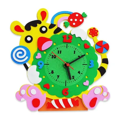 Часы своими руками \"Весёлая минутка. Тигр\" купить недорого в Москве в  интернет-магазине Maxi-Land